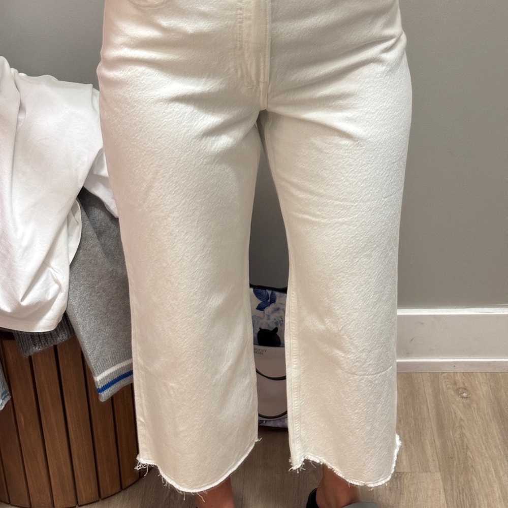 Abercrombie & Fitch White Women Jeans - Picture 3 of 5